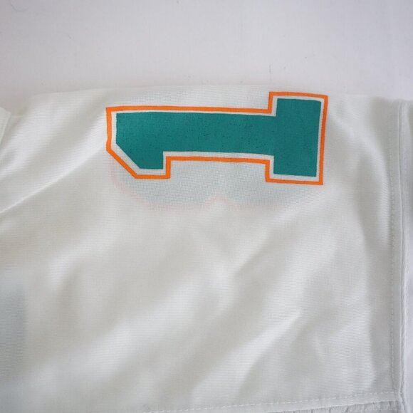 VTG '95 Starter Miami Dolphins Dan Marino #13 White Teal NFL Football Jersey 46M - Picture 9 of 11